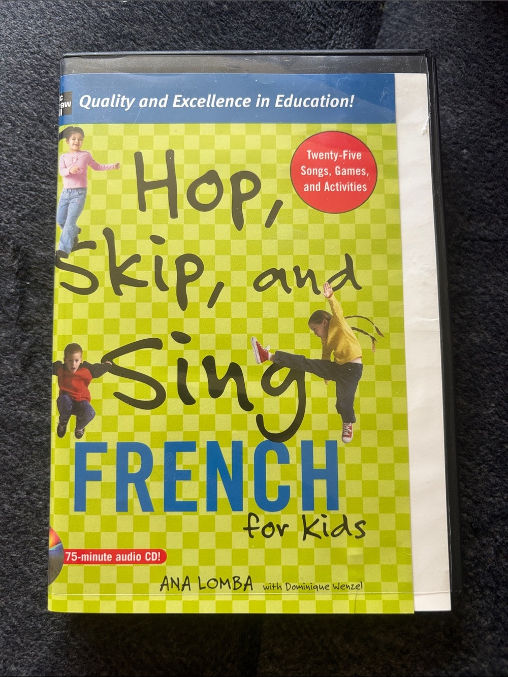 Hop Skip and Sing: French for Kids - Bright Green Educational CD